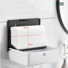 Hộp Đựng Giấy Vệ Sinh Treo Tường Cao Cấp TVKITCHEN - Thiết Kế Hiện Đại, Chất Liệu Nhựa ABS - Phụ Kiện Nhà Bếp Thông Minh (TV1379)