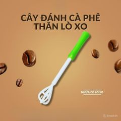 Cây Đánh Café Cầm Tay - Dụng Cụ Gia Dụng Nhà Bếp Tiện Lợi, Chất Liệu Nhựa, Kích Thước 20cm (TV1405)
