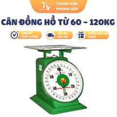 Cân Đồng Hồ Lò Xo TVKITCHEN 60 - 120kg Nhỏ Lớn - Cân Sức Khỏe Chính Hãng, Đầy Đủ Kích Thước, Dụng Cụ Gia Dụng UY TÍN (TV1351)