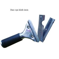 Bộ dụng cụ lau kính đa năng TVKITCHEN - Gồm tay gạt, lưỡi gạt inox và phụ kiện chà kính, tiện lợi cho mỗi gia đình (TV1369)