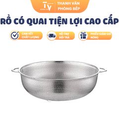 Rổ Inox Có Quai Tiện Lợi Cao Cấp - Đồ Gia Dụng Nhà Bếp Thông Minh, Kích Thước 31.5x23x10cm, Chất Lượng Hàng Đầu (TV1270)