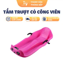 Tấm Trượt Cỏ Công Viên - Đồ Chơi Trẻ Em Thú Vị Cho Giải Trí Ngoài Trời, Chất Liệu Nhựa PE, Kích Thước 100x43x29cm (TV1390)