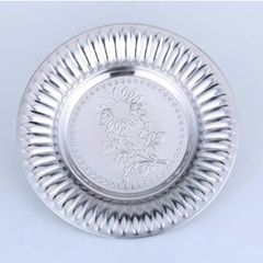 Mâm Đựng Đồ Ăn Inox Cao Cấp 50x26x13cm - Mẫu Hoa Văn Đẹp, Dụng Cụ Nhà Bếp Chất Lượng từ TVKITCHEN TV1280)