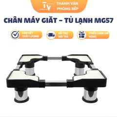 Chân Máy Giặt và Tủ Lạnh Inox CP MG57 Cao 12CM - Dụng Cụ Tiện Ích Nhà Bếp Chất Lượng Cao (TV1236)