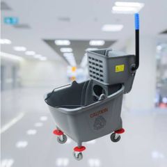 Xe vắt móp đơn 32L - Dụng cụ vệ sinh nhà bếp tiện ích - Chất liệu nhựa PP bền bỉ, màu sắc phong phú, dễ di chuyển (TV1374)