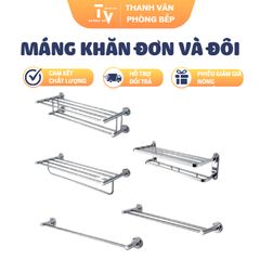 Máng khăn đơn và đôi đủ size đủ loại (TV1345)