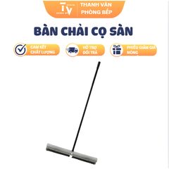 Bàn Chải Cọ Sàn - Dụng Cụ Vệ Sinh Nhà Bếp Chất Liệu Nhựa Màu Ghi, Thiết Kế Tiện Lợi (TV1370)