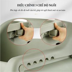 Ghế Ngồi Ăn Trẻ Em Kiểu Nhà Hàng - Ghế Nhựa PP Đa Năng Màu Ghi, Thích Hợp Cho Bé, Dụng Cụ Bếp Chất Lượng (TV1388)