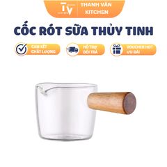 Cốc rót sữa thủy tinh cầm tay (TV1415)