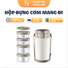 Hộp cơm trưa có nhiều ngăn đựng để lựa chọn phù hợp (TV1306)