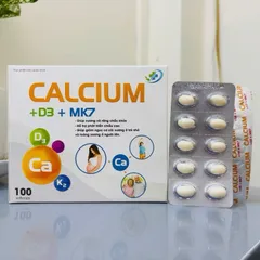 Viên Uống Bổ Sung Canxi D3 MK7 - Hỗ Trợ Phát Triển Xương Cho Bà Bầu, Trẻ Nhỏ, Người Lớn - 100 Viên