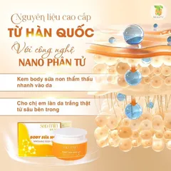 Kem Body Trắng Da Cấp Tốc SOO MIN 250gr - Chống Nắng, Phục Hồi Da Mỏng Yếu, Dưỡng Trắng Mịn màng Ngày và Đêm Hàn Quốc