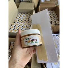 Wax Lông Lạnh Honey 350Gr - Bộ Triệt Lông An Toàn Không Đau Rát, Tặng 50 Giấy & 2 Que, Sạch Lông Lâu Mọc Lại