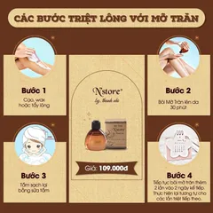 Mỡ Trăn Nguyên Chất N'store 75gr - Triệt Lông, Mờ Rạn Da, Dịu Vết Bỏng Tự Nhiên