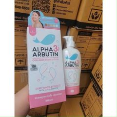 Sữa Dưỡng Thể Alpha Arbutin 3 Plus Collagen 500ml - Dưỡng Trắng Da, Cung Cấp Độ Ẩm, Ngừa Lão Hóa, Hương Thơm Dễ Chịu