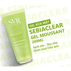Sữa Rửa Mặt Dạng Gel SVR Không Chứa Xà Phòng 200ml – Làm Sạch Dịu Nhẹ Cho Da Dầu Mụn & Nhạy Cảm