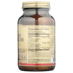Viên bổ sung Solgar Calcium Magnesium Zinc 100 viên - Hỗ trợ xương, cơ và miễn dịch, hàng Mỹ chất lượng cao