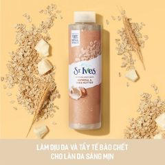 Sữa Tắm ST.Ives Body Wash 650ml - Dưỡng Ẩm, Tẩy Tế Bào Chết, Giúp Da Mềm Mại và Khỏe Mạnh, Hương Thơm Thư Giãn