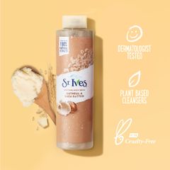 Sữa Tắm ST.Ives Body Wash 650ml - Dưỡng Ẩm, Tẩy Tế Bào Chết, Giúp Da Mềm Mại và Khỏe Mạnh, Hương Thơm Thư Giãn