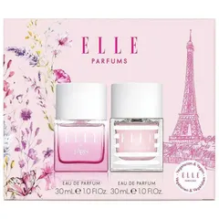 Set Nước Hoa Elle Eau de Parfum 2 Chai 30ml - Hương Trái Cây Nhiệt Đới, Hoa Cỏ, Tự Do, Nữ Quyền, Quà Tặng Thích Hợp