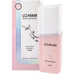 Nước hoa nữ Lomani Rose Bloom 100ml - Eau De Parfum Pháp, Hương Hoa Dịu Dàng, Phong Cách Thanh Lịch cho Hẹn Hò và Dạo Phố