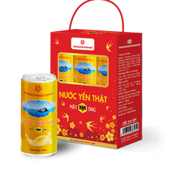 Lốc 6 Lon Nước Yến Thật - Vị Mật Ong