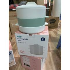 Bộ Xửng Hấp Cao Cấp Yoko Inochi 2 Tầng - Thiết Kế Thông Minh, Giữ Trọn Hương Vị thực Phẩm, Dễ Dàng Vệ Sinh và Bảo Quản