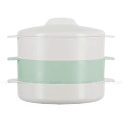 Bộ Xửng Hấp Cao Cấp Yoko Inochi 2 Tầng - Thiết Kế Thông Minh, Giữ Trọn Hương Vị thực Phẩm, Dễ Dàng Vệ Sinh và Bảo Quản