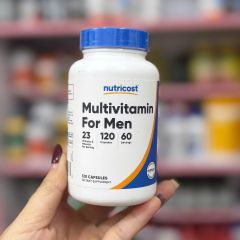 Viên Uống Vitamin Tổng Hợp Cho Nam 120 Viên - Multivitamin Tăng Cường Sức Khỏe, Năng Lượng, Miễn Dịch Cho Nam Giới