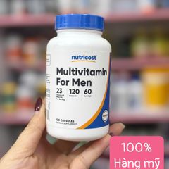 Viên Uống Vitamin Tổng Hợp Cho Nam 120 Viên - Multivitamin Tăng Cường Sức Khỏe, Năng Lượng, Miễn Dịch Cho Nam Giới