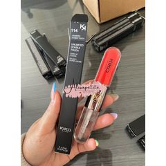 Son KIKO Unlimited Double Touch 2 Đầu - Son Kem Lì và Bóng Dưỡng Cao Cấp