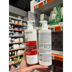 Dầu Gội VICHY Dercos 400ml - Giải Pháp Chống Rụng Tóc, Nuôi Dưỡng Tóc Khỏe Mạnh, Thích Hợp Cho Tóc Thưa, Yếu, Khô Xơ