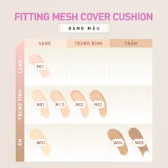 Phấn Nước Cushion 3CE Kèm Refill - Che Phủ Tốt, Hiệu Ứng Ngọc Trai, SPF 40 PA+++ Cho Làn Da Tự Nhiên và Mịn Màng