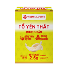 [Tặng 01 lọ] Combo 10 Tổ Yến Thật Chưng Sẵn 2,5g - vị ngẫu nhiên (C7)