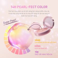 Phấn Nước Cushion 3CE Fitting Mesh Cover Kèm Refill 15g - Lớp Nền Mỏng Mịn, Tự Nhiên, Chống Nắng SPF 40 PA+++