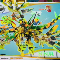 Đồ Chơi Lắp Ráp Ninja Rồng 68207 - Bộ Lego Sáng Tạo Cho Trẻ Em Phát Triển Kỹ Năng Tư Duy và Vận Động, Đồ Chơi Học Tập Giải Trí Tuổi 6+