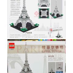 Đồ Chơi Lắp Ráp Mô Hình Tháp Eiffel 70789 - Bộ Xây Dựng Giáo Dục Cho Trẻ Em và Người Lớn - Khám Phá Văn Hóa Paris