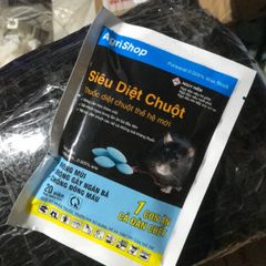 5 gói  diệt chuột sinh học  dạng viên nén tiện lợi, hiệu quả sau 5 ngày, dễ sử dụng cho gia đình và nông trại ( kèm 1 gói kiến ).