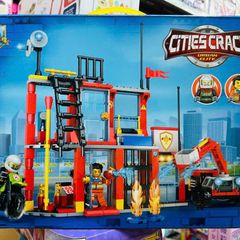 Bộ đồ chơi xây dựng lắp ghép cứu hỏa Cities Crack 98422 cho trẻ em từ 6 tuổi - Tăng cường sáng tạo và kỹ năng sống