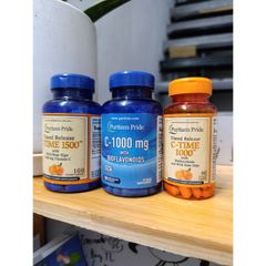 Viên Uống Vitamin C 1000mg Puritan's Pride - Hỗ Trợ Miễn Dịch và Làm Đẹp Da - Sản Phẩm Mỹ Chất Lượng Cao
