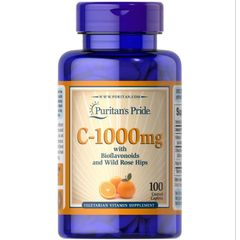Viên Uống Vitamin C 1000mg Puritan's Pride - Hỗ Trợ Miễn Dịch và Làm Đẹp Da - Sản Phẩm Mỹ Chất Lượng Cao