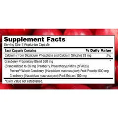 [Date 2026] Viên uống hỗ trợ đường tiết niệu, tiêu hoá Trunature Cranberry 650mg 140 viên
