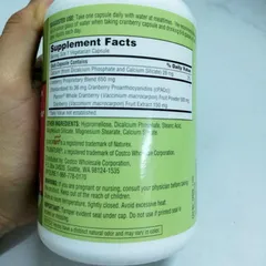 [Date 2026] Viên uống hỗ trợ đường tiết niệu, tiêu hoá Trunature Cranberry 650mg 140 viên