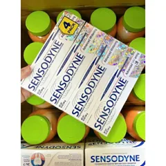 Kem đánh răng Sensodyne Advanced Whitening 184g - Giảm ê buốt, làm trắng răng hiệu quả cho người lớn và trẻ em trên 12 tuổi
