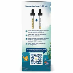 Viên bổ sung DHA Nordic Naturals Xtra 880mg cho bé 1-6 tuổi - Omega-3 tự nhiên, hỗ trợ trí tuệ và sức khỏe trẻ nhỏ 60ml