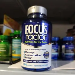 Viên Uống Bổ Não Focus Factor - Tăng Cường Trí Nhớ và Tập Trung 180 Viên - Sản Phẩm Từ Mỹ Cho Người Làm Việc Căng Thẳng