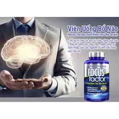Viên Uống Bổ Não Focus Factor - Tăng Cường Trí Nhớ và Tập Trung 180 Viên - Sản Phẩm Từ Mỹ Cho Người Làm Việc Căng Thẳng