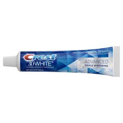 Kem đánh răng Crest 3D White Advanced Triple Whitening 158g - Làm trắng và bảo vệ răng miệng hiệu quả từ Mỹ