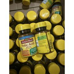 Viên bổ sung Folic Acid 800mcg - Vitamin cho bà bầu, phụ nữ cho con bú - Hỗ trợ sức khỏe tim mạch và sự phát triển của bé 250 viên