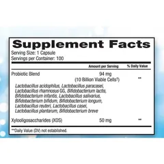 Viên uống men vi sinh Trunature Advanced Digestive Probiotic 100 viên - Hỗ trợ tiêu hóa, cân bằng vi khuẩn đường ruột, tăng cường miễn dịch